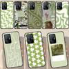 Matcha Sage Green Love Heart For POCO X5 X3 F5 Pro X4 F4 GT M5s C40 F3 Case For Xiaomi 13 Lite 12 11T 12T Pro 12X Cover