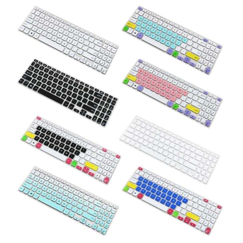Силиконовые защитные чехлы для клавиатуры для ноутбука FL8700F S530UN, защищающие от пыли и пролитой жидкости, полупрозрачные