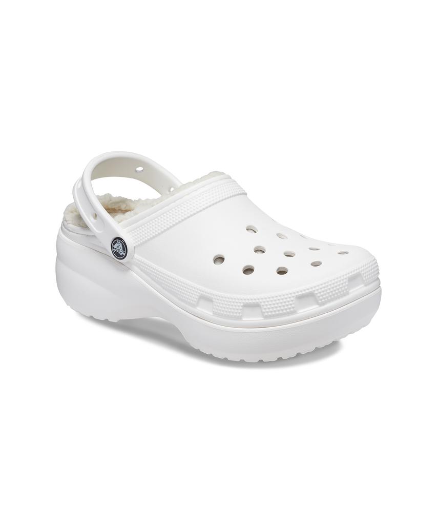 Женские кроксы Classic Platform Lined - Белый / 207938-100