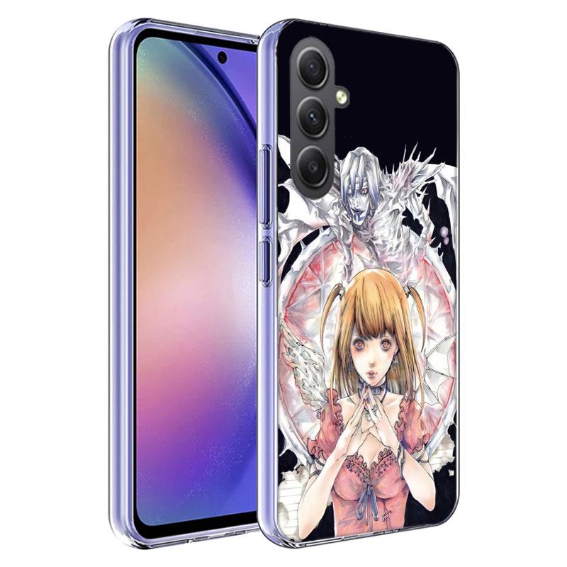 Anime Death note Amane Misa Phone Case for Samsung A16 A26 A36 A56 A17 A37 A57 A07 A06 A02S A03 A04S A05S Galaxy Note 20 10 A50S