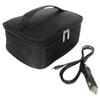 Car Heating Insulated Lunch Box Bag Outdoor Bento Box Insulated Bag Convenient To Carry Easy To Clean Oxford Cloth Material