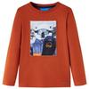 Children's Long-sleeved T-shirt Light Rust 92/104/116/128/140