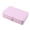 Solid Color Jewelry Storage Box High Capacity Necklace Storage Case  Women Gift
