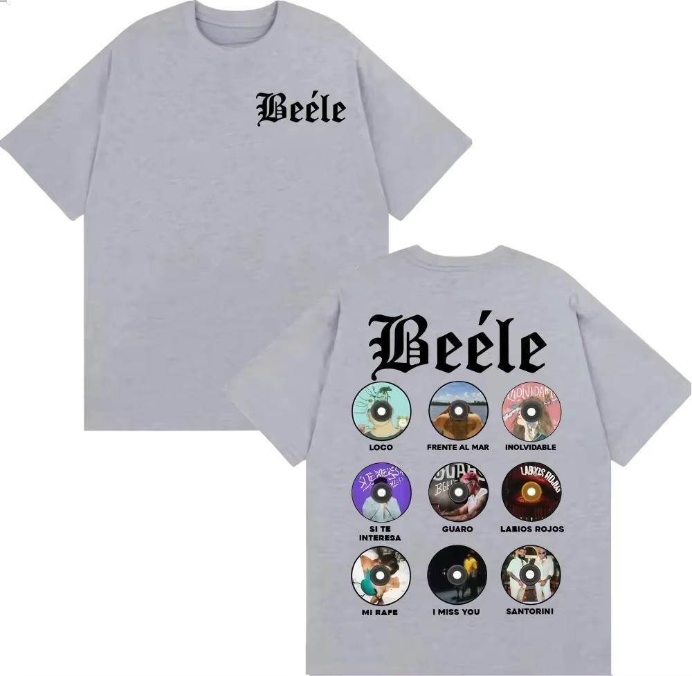 Rapper BEELEs Music Album 2026 Spring summer Graphic Tshirt Fashionable Hiphop Summer Print Pure Cotton Casual Tshirt
