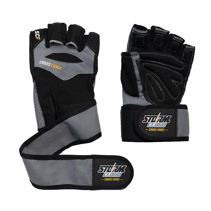 StormCloud FG-2 Gym Training Gloves Black/Grey L