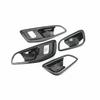 Для Ford Escape Kuga 2013- Накладки на чашки ручек дверей из углеволокна 4 шт.
