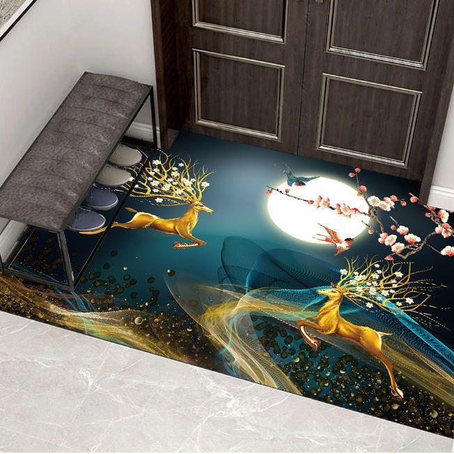 Входной коврик Напольные коврики Нескользящая основа Резиновый Приветственный придверный коврик Коврик для ванной комнаты Кухонный коврик