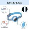 Pet GPS Tracker Leather Pet Adjustable Collars for Apple Airtag Location Tracker Dog Cat Anti-lost Reflective Protection Case