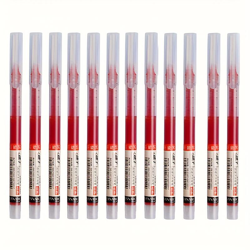 50pcs Quick-Dry 0.5mm Fine Tip Rollerball Pens, Lightweight Plastic Visible Ink Writing Pens, Suitable for School and Office