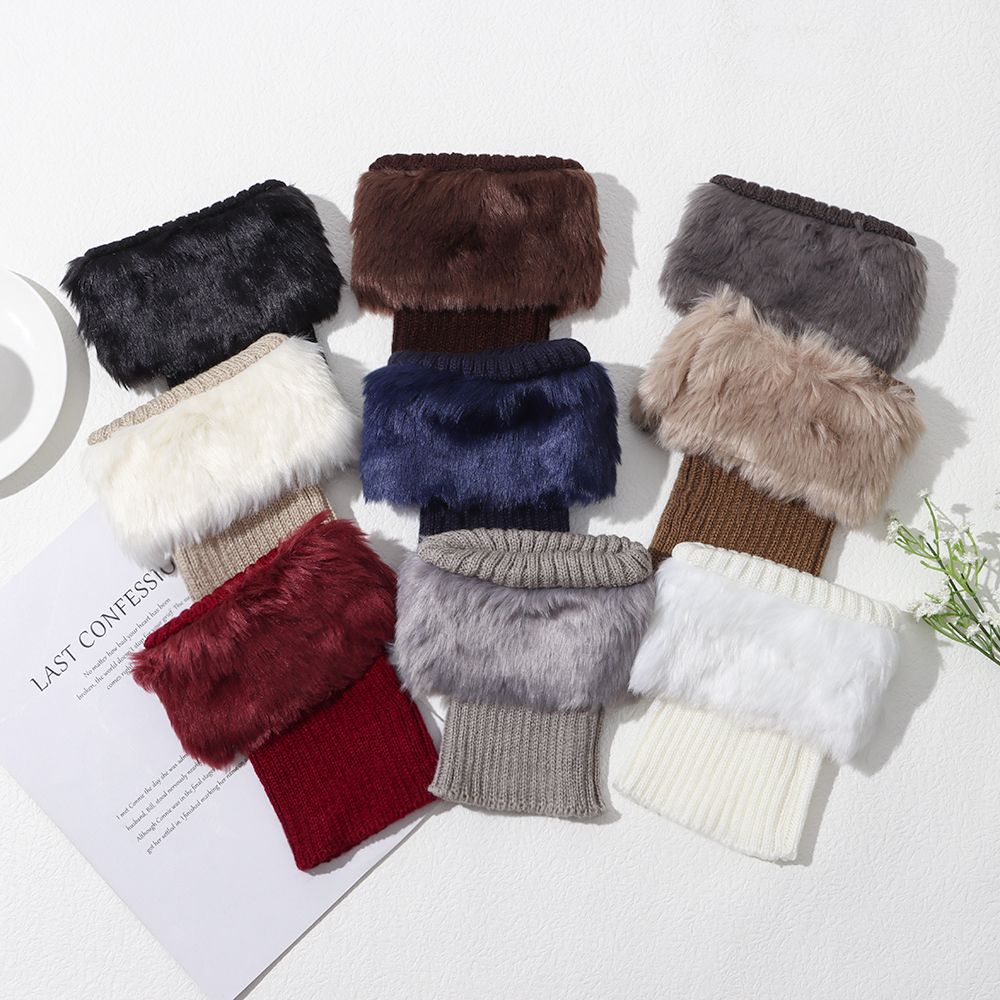 New Girls Women Boot Socks Leg Warmers Socks Boot Warmers Knitting