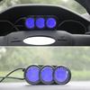 Car In/Outdoor Thermometer & Clock Digital LCD Display Orange/Blue LED Backlight