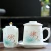 Chaxun 'A Thousand Miles' Porcelain Tiger Tea Cup Gift Set