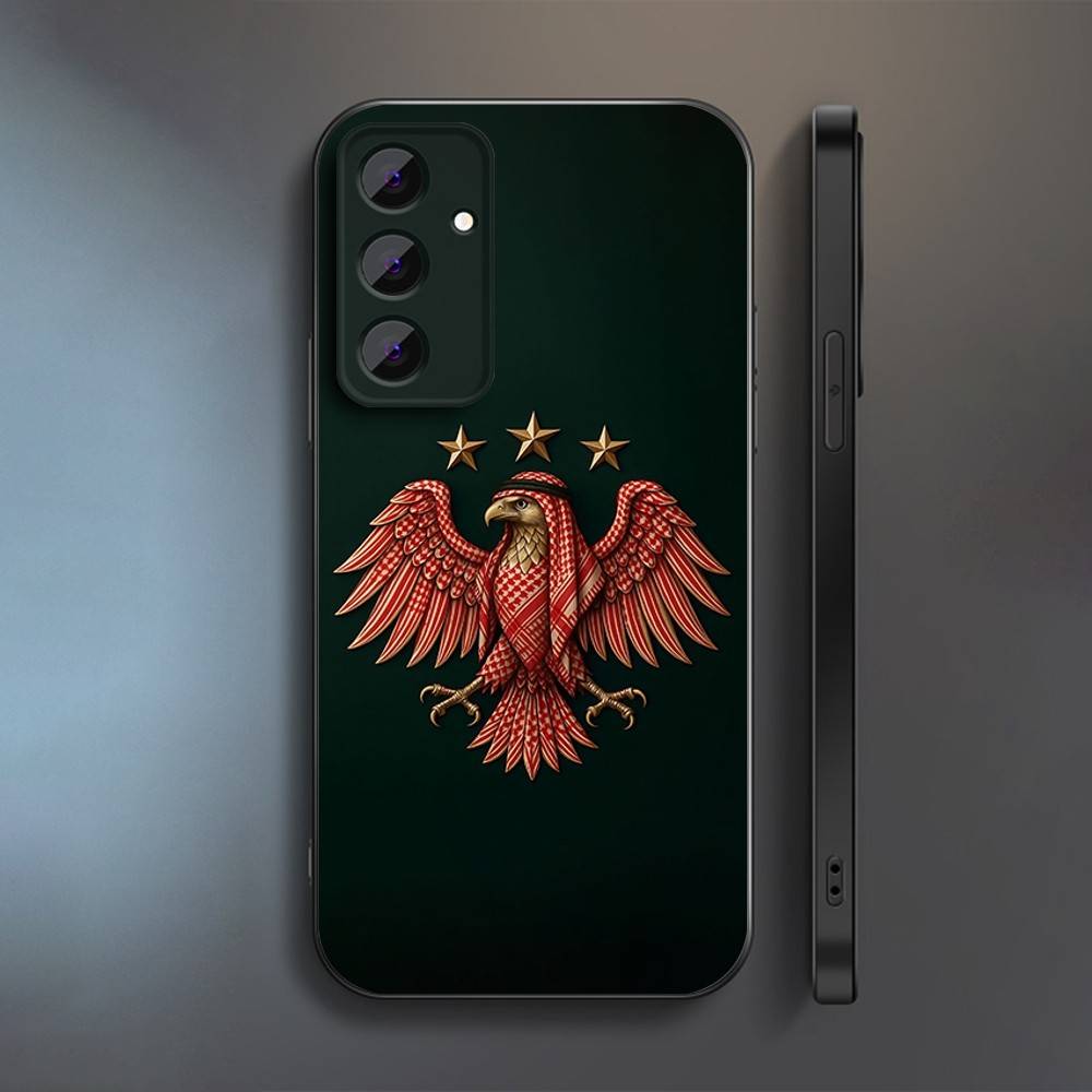 Чехол для телефона с логотипом Сирийской Арабской Республики Для Samsung S 25,24,23,22,30,21,10,9,Ultra,Plus,Lite,FE,4,5 G Мягкий Черный Чехол