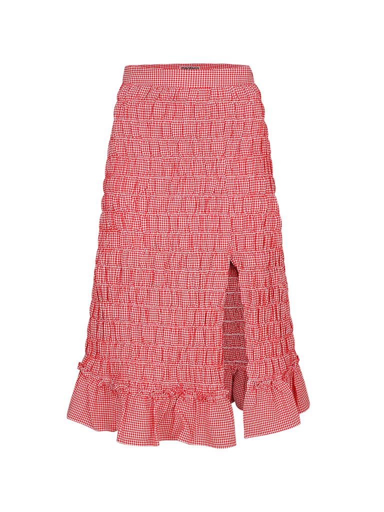 Margarine Fingers Smocking Long Skirt