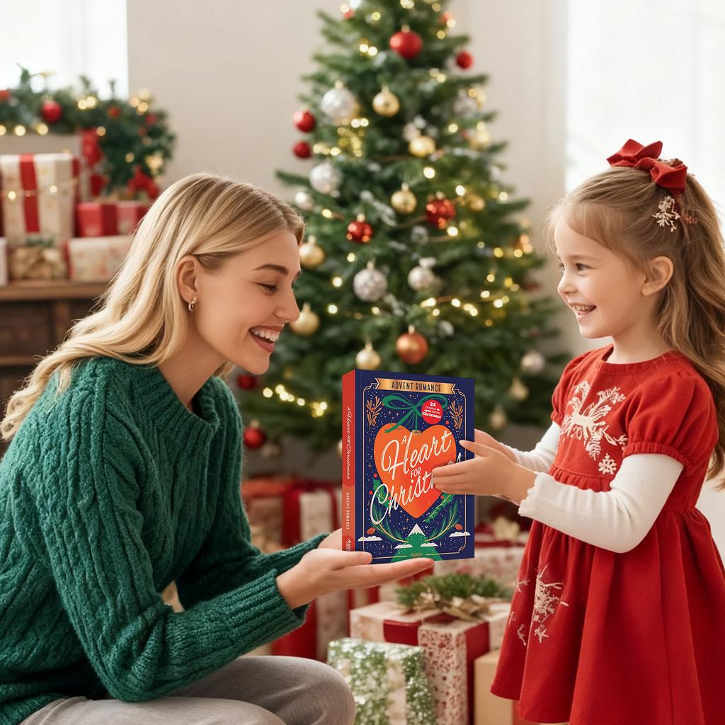 Рождественское сердце Роман. Давайте с нетерпением ждать и начнем обратный отсчет до наступления Рождества.