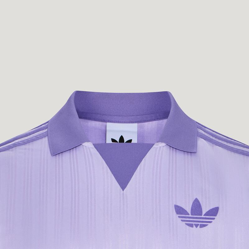 adidas Мужская спортивная футболка-поло свободного кроя с коротким рукавом