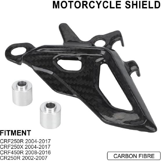 Dirt Bike Front Sprocket Cover Carbon Fiber Protector for CRF250R CRF250X 2004-2017 CRF450R 2008-2016 CR250R 2002-2007