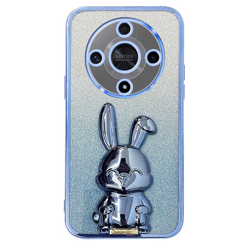 For Honor Magic6 Lite 5G/X9b 5G Case Cute Rabbit Shockproof Kickstand Phone Case