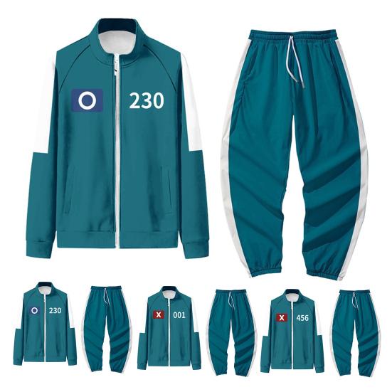 Мужской костюм для косплея, комплект с длинными рукавами, спортивная толстовка с эластичной резинкой на талии, комплект брюк для косплея, карнавальный костюм, реквизит для вечеринки