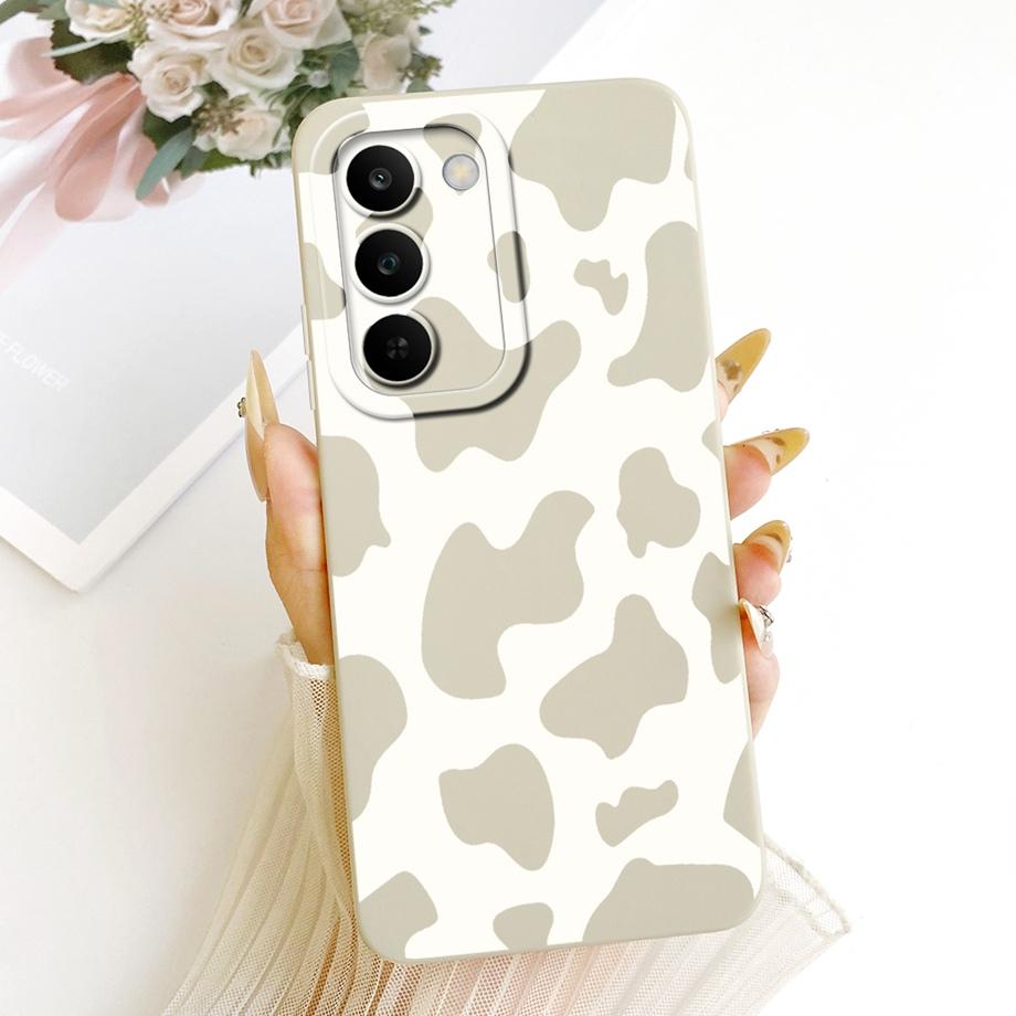 For Realme C83 C100 Phone Case Floral Daisy Aesthetic Moon Nigth Bow Pattern Funda Soft Matte Silicone Back Cover Realme P4 Lite