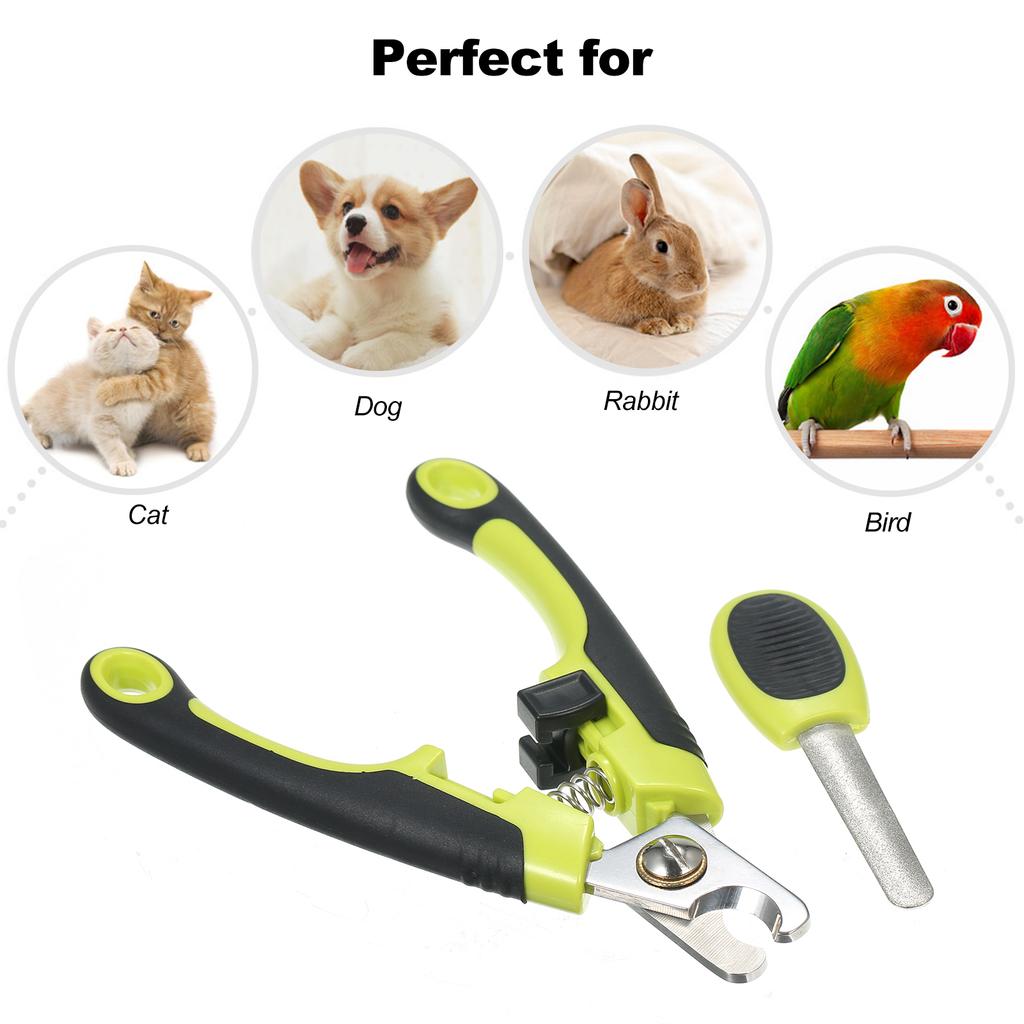 Professional Dog Nail Clipper Set, Pet Nail Clippers with Safety Protection to Avoid Excessive