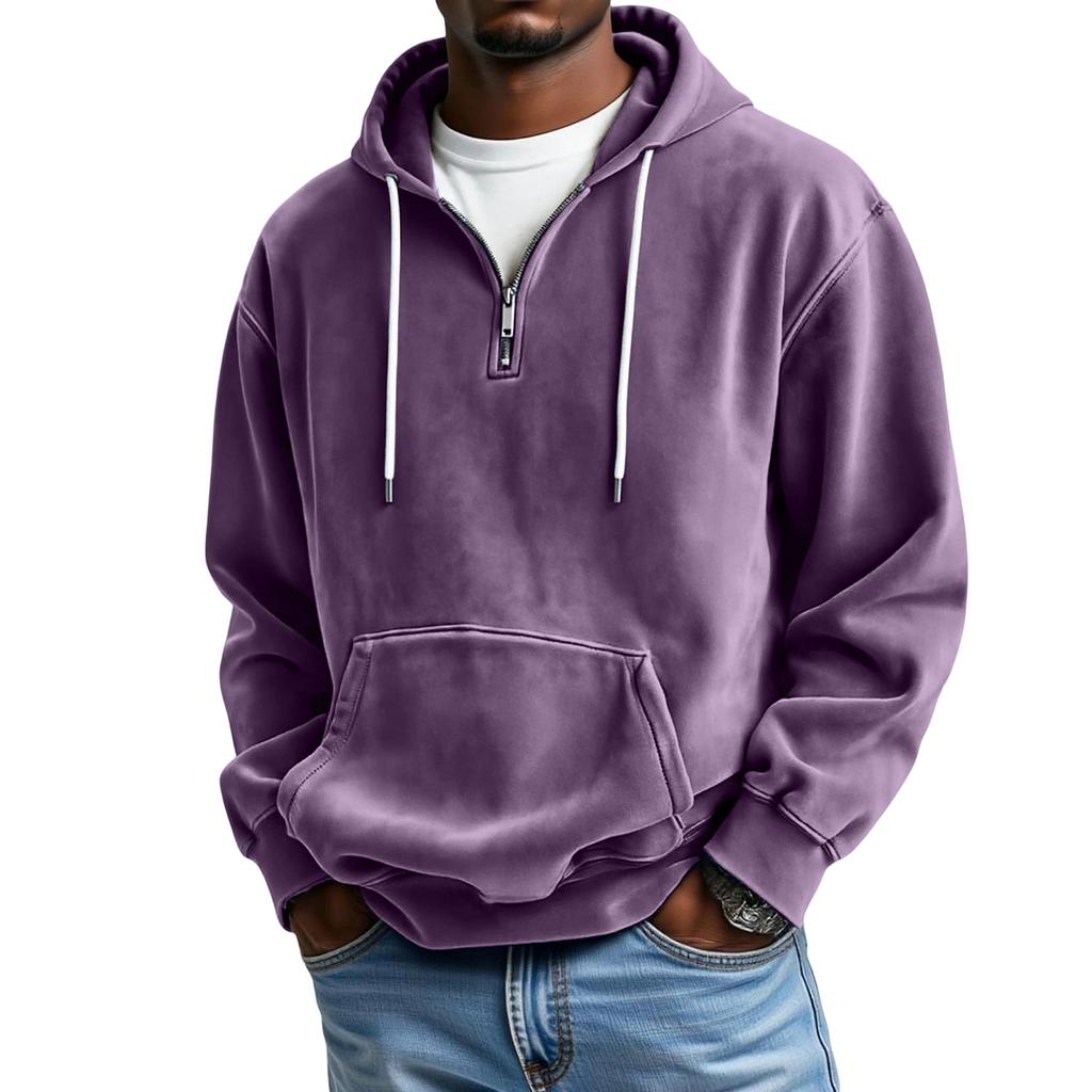 Мужской  Спортивный  Повседневный  С Длинными Рукавами  Капюшон  Худи