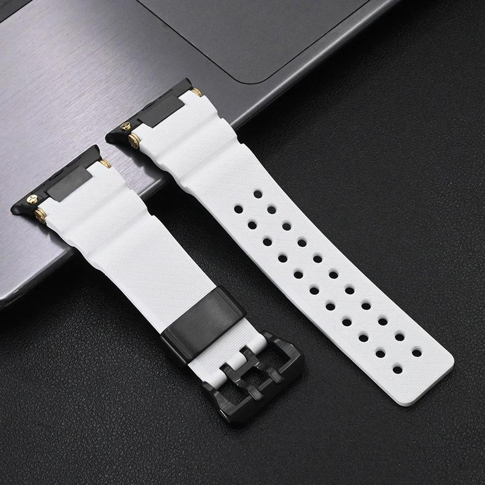 Силиконовый ремешок для часов Apple Watch Ultra 2 Ремешок 49 мм Спортивный браслет для Iwatch 10 46 мм 9 8 7 6 Se 5 44 мм 45 мм Ремешок на запястье