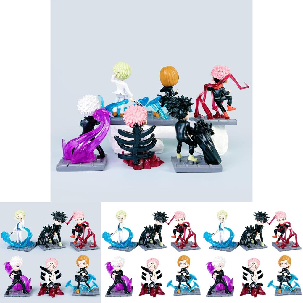 Jujutsu Kaisen Action Figure Set Pvc Collectible Figures For Anime Fans And Display