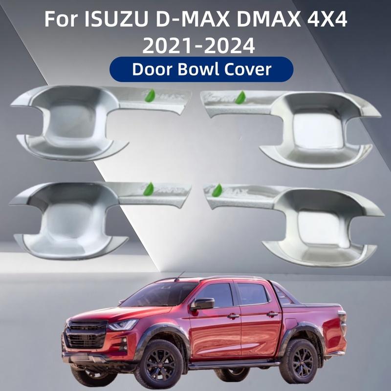 Car Upgrade Decoration Accessory Styling 2024 For ISUZU D-MAX DMAX 4X4 Door Handle Bowl Cover Trim Paste Style