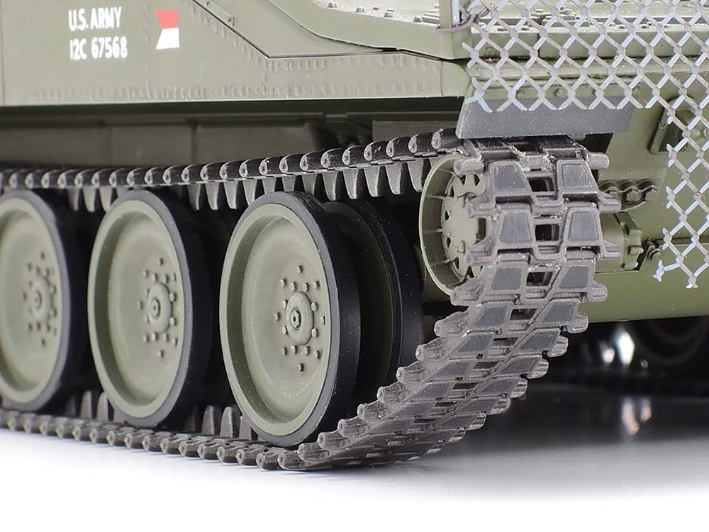 Tamiya Military Miniature Series Американский воздушно-десантный танк M551 Sheridan Пластиковая модель 35365 1/35 № 365 (война во Вьетнаме)