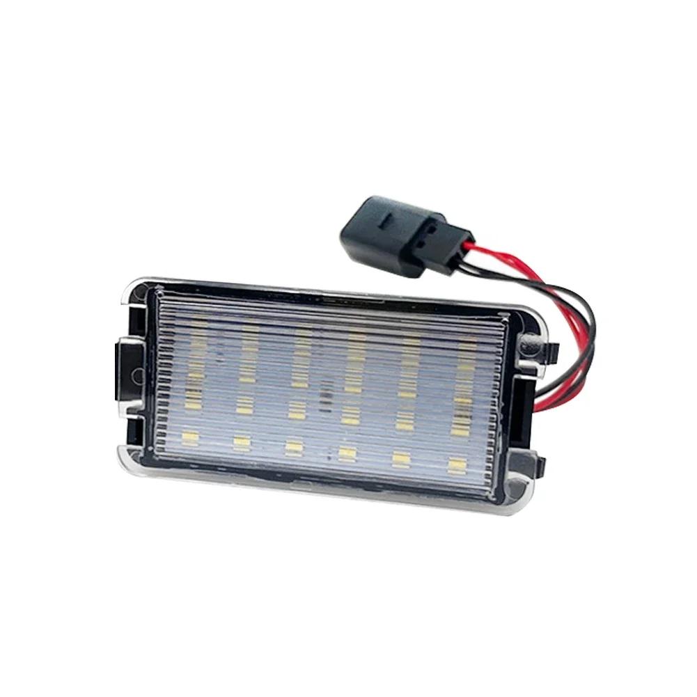 1/2pcs Error Free Car LED Number License Plate Lights For Seat Ibiza 6L Arosa Altea Cordoba MK1 MK2 Leon 1M Toledo III 2004-2009 ik,098