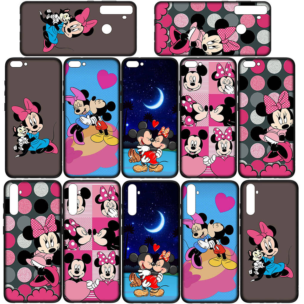Чехол для телефона для iPhone 17 16 15 Xiaomi Poco F8 F7 X7 X6 M8 C85 C75 C71 Redmi Note 14 13 12 11 Pro Max A3 A4 14C 13C 15C Аниме Микки Маус Минни Обложка