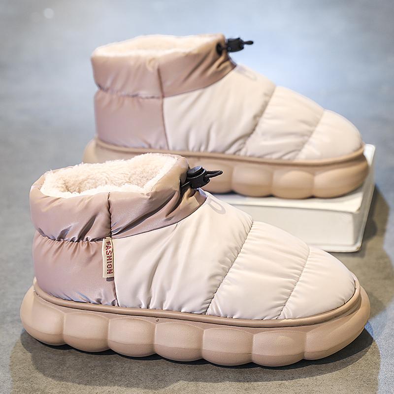 Мужская теплая зимняя хлопчатобумажная обувь. Женские теплые меховые домашние тапочки. Нескользящие плюшевые тапочки из ЭВА. Домашняя обувь для пар на толстой подошве. Шлепанцы. Детские тапочки.