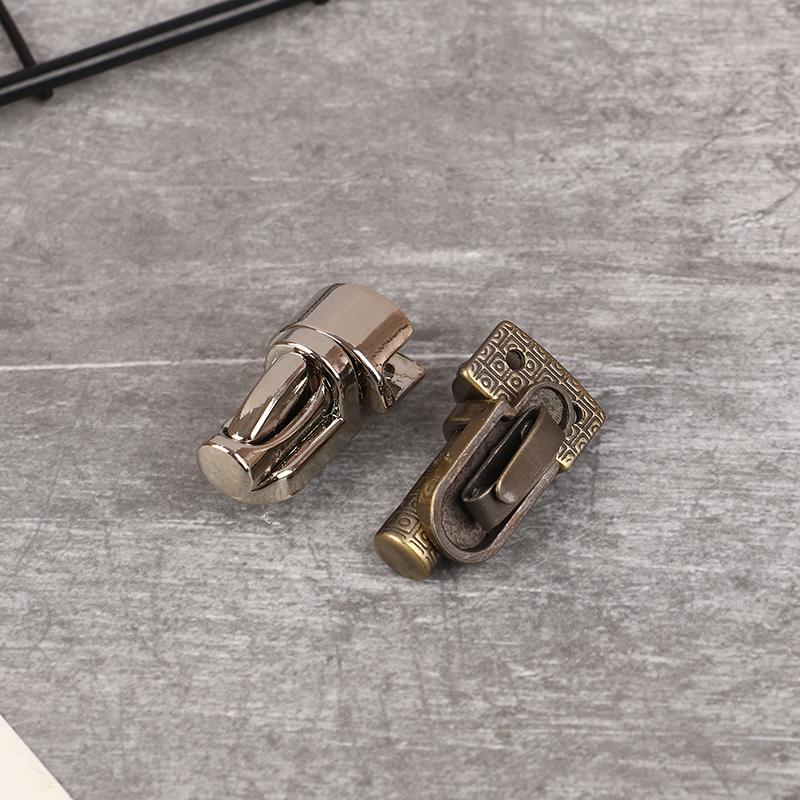 Durable Metal Column Tuck Lock Closure Clasp Buckle For Leather Bag Case Handbag