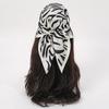 Fashion Zebra Stripes Designer Print Scarf Women 70x70cm Silk Scarves Luxury Bandana Hijab Neckerchief Shawl Kerchief