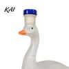 Premium Collectible Bottle Goose Shape Glass Whiskey Decanter, 3D Bird Liquor with Frosted Stopper, 350ml Art Vodka Wine Dispenser for Home
