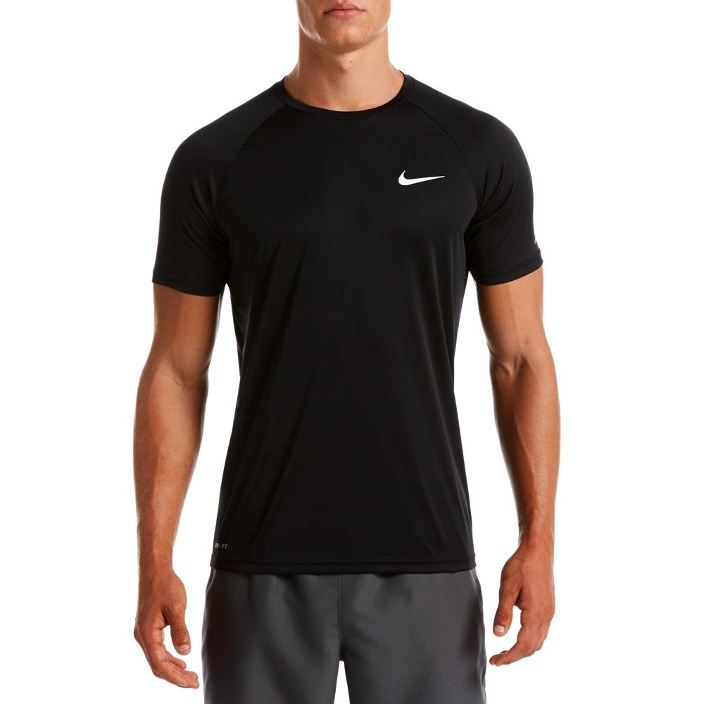 Nike SWIM Мужская рашгард Essential с коротким рукавом Hydro Guard Nessa586-001