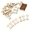 Wooden Handicrafts Bone Shaped Wound Jewelry Accessories DIY Handmade