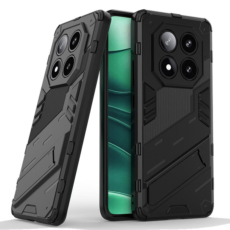 Phone Holder Case For Redmi Note 14 Pro Case Anti-knock Armor Back Cover For Redmi Note 14 Pro 5G Case For Redmi Note14 Pro Plus