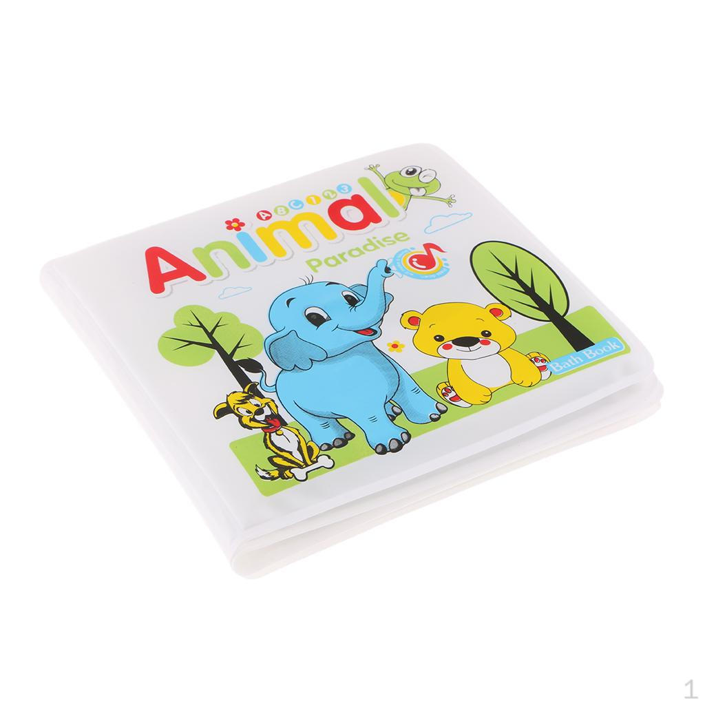 Book, Toddler EVA Washable Bathing Learning Toy Cartoon Educational Development Tool