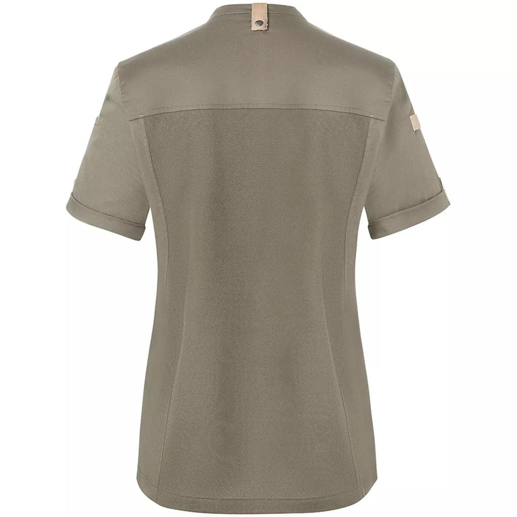 Karlowsky Womens/Ladies Green-Generation Short-Sleeved Chef Jacket
