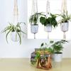 Indoor Hooks Macrame Hanging Basket Flower Pot Holder Garden Hanging Rope Plant Hanger