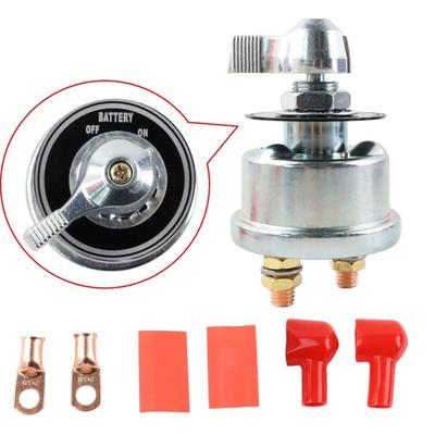 200A 12V 24V Главный выключатель массы Аккумуляторный выключатель для автомобиля, транспортного средства, грузовика, лодки (Алюминий