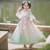 Qiz Hanfu qadimiy kostyum bolalar Xitoy uslubi kichkina qiz kiyimi Tang liboslari malika yubka milliy kostyum bolalar