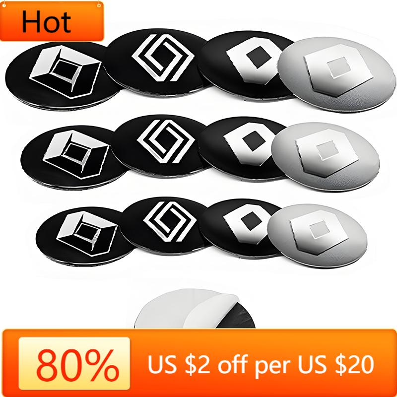 Interior Stickers 4Pcs 56/60/65mm Car Wheel Stickers Center Hub Cap Car Emblem Badge Decal For Renault Megane 2 3 Clio Koleos Ka