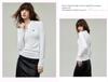 Women's Brushed Button Henley Long Sleeve T-Shirt - Autumn 2025 Print Slim Base Layer Top