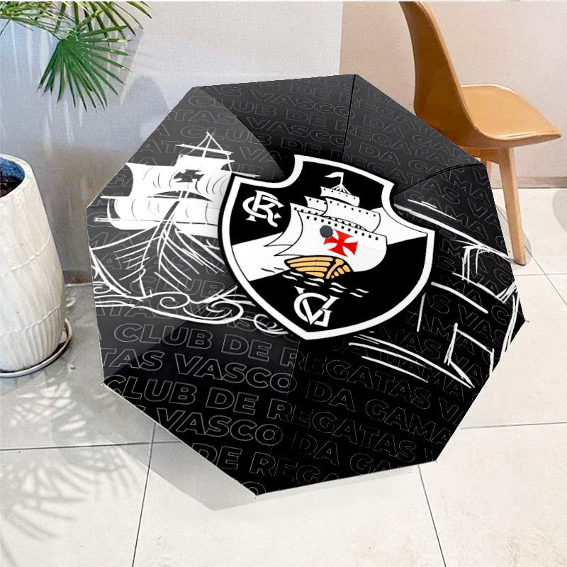 Vasco Football Club Printed Automatic Umbrella, 8-Frame for Travel, camping, Casual Umbrella, Essential Gift for for family and friends