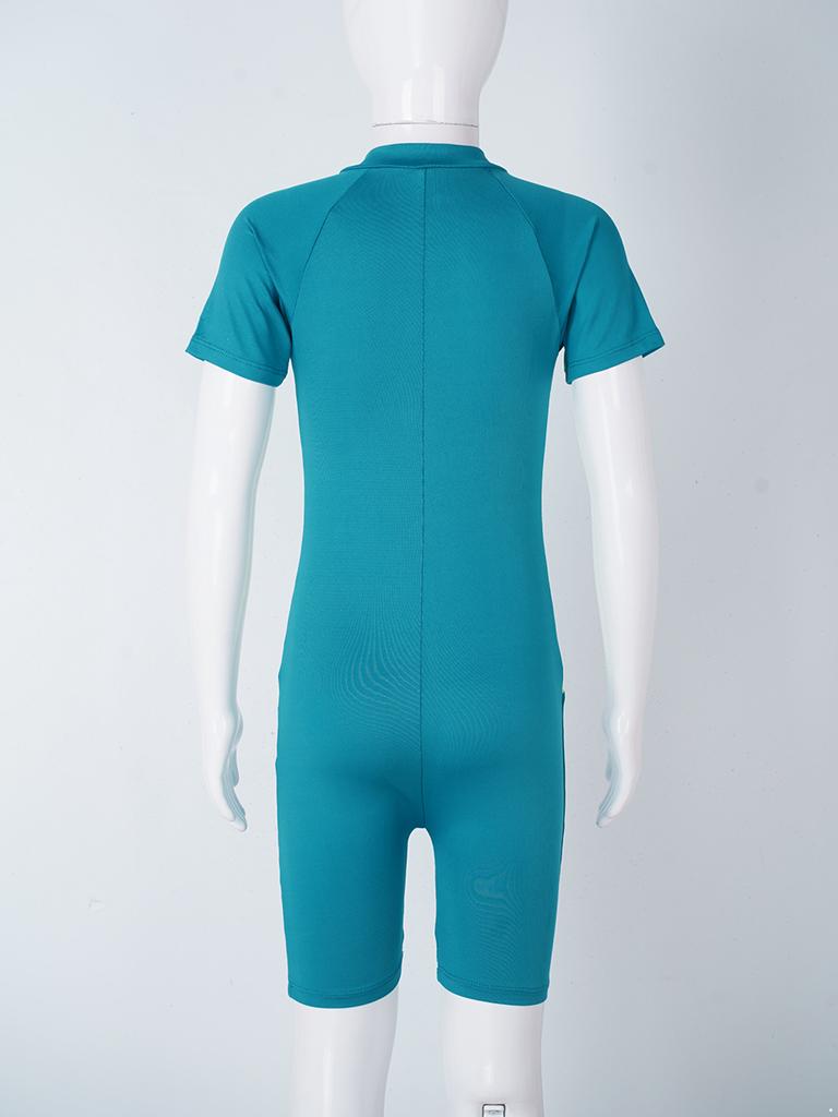 Гидрокостюм, короткий купальник, детский эластичный костюм для дайвинга для девочек, купальник, комбинезон для серфинга, рашгард