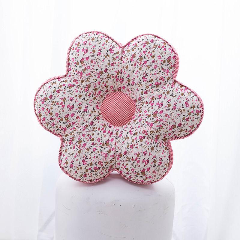 Корейская подушка с цветком сливы: Подушка для сна из 100% хлопка для офиса и спальни