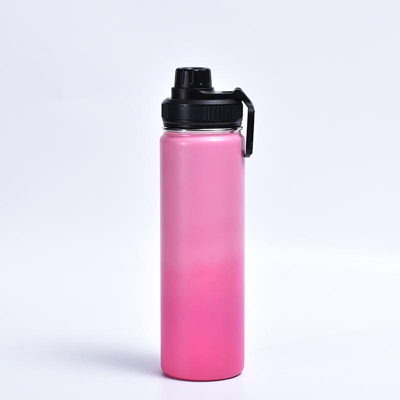 Gradual Spray Painting Sports Cup 304 Stainless Steel Super-capacity Space Pot Insulation Portable Cup